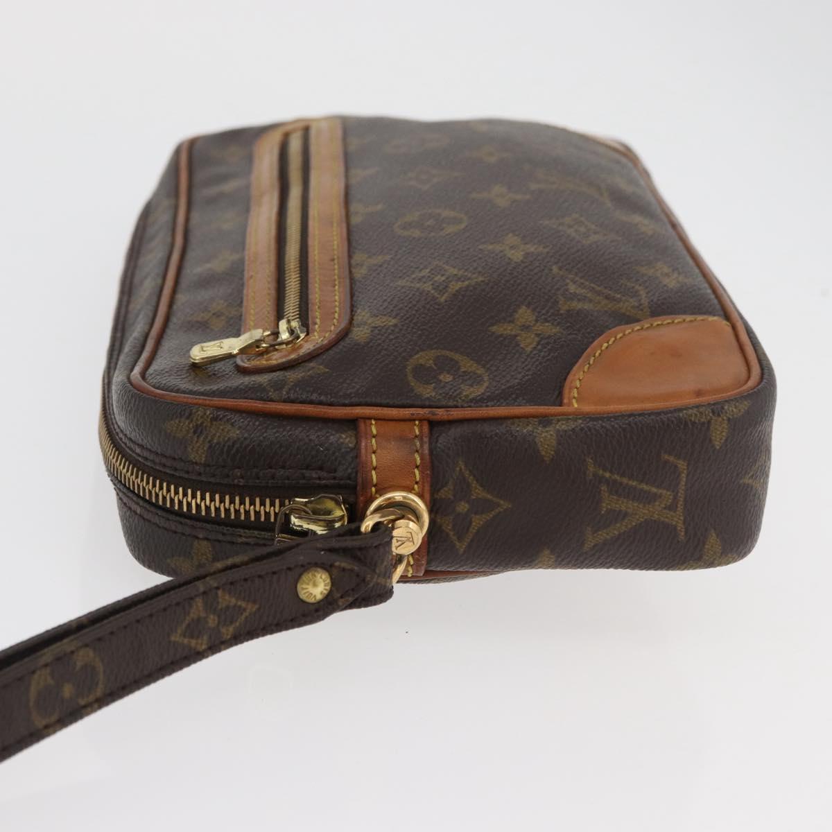 LOUIS VUITTON Monogram Marly Dragonne GM Clutch Bag M51825 LV Auth 181516
