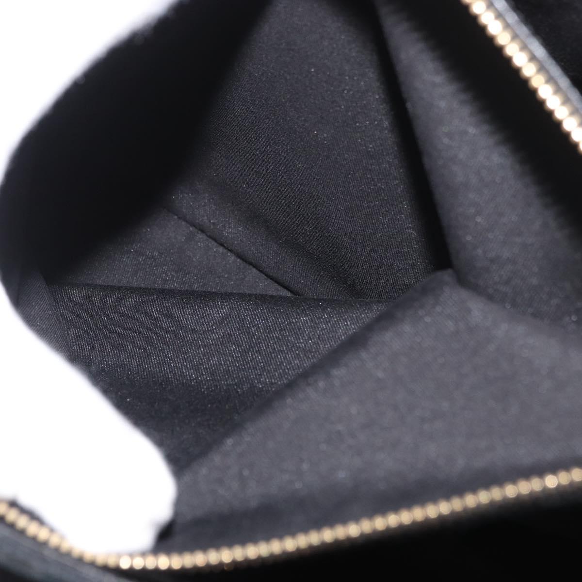 GUCCI GG Canvas Web Sherry Line Hand Bag Black Gold Red 131325 Auth 181528SAV