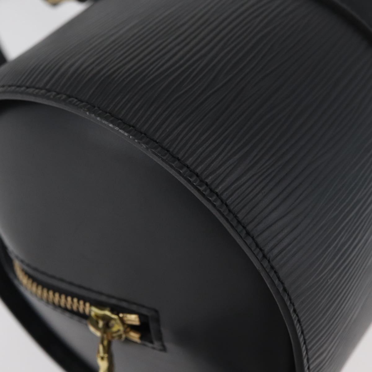 LOUIS VUITTON Epi Soufflot Hand Bag Black M52222 LV Auth 181533SAV
