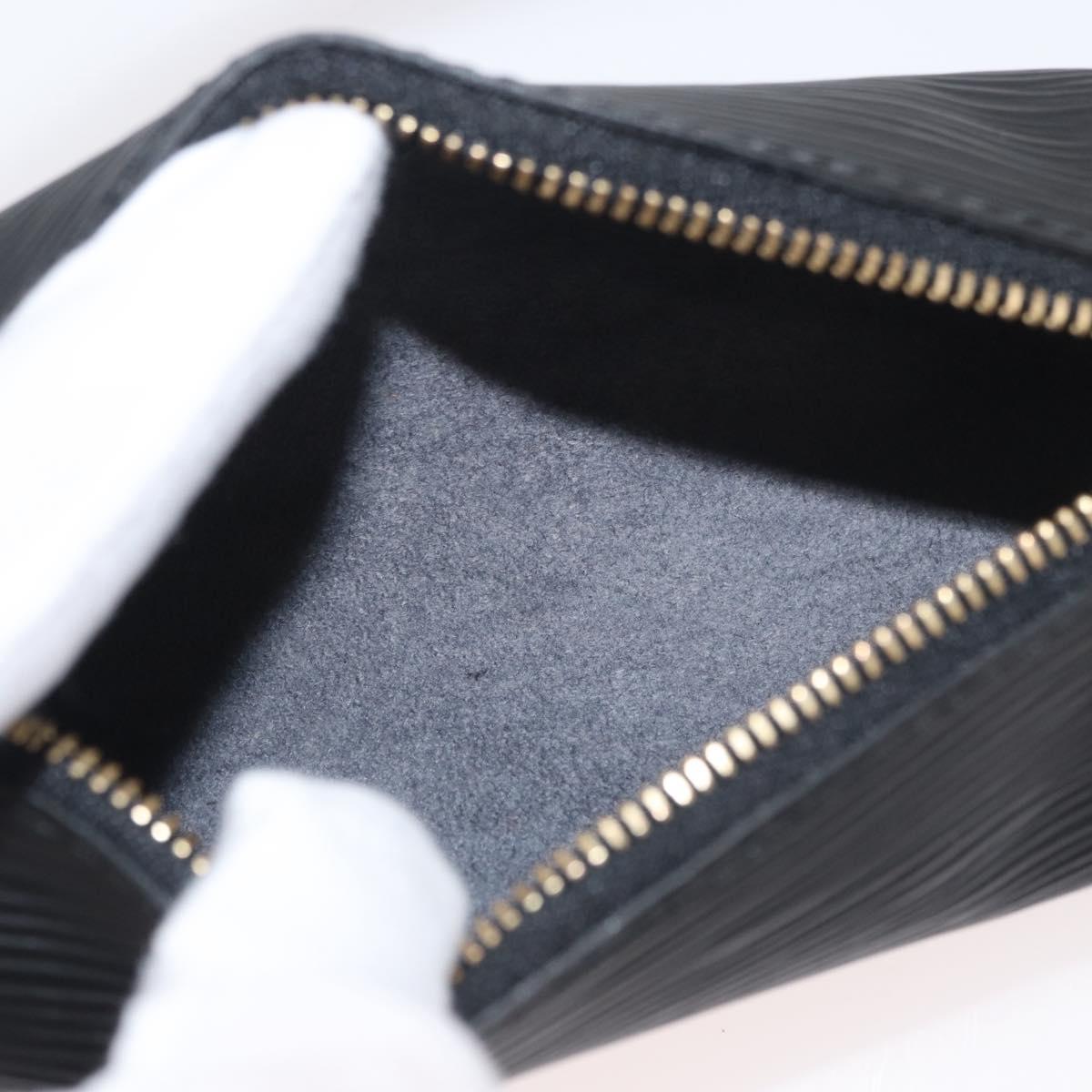 LOUIS VUITTON Epi Soufflot Hand Bag Black M52222 LV Auth 181533SAV