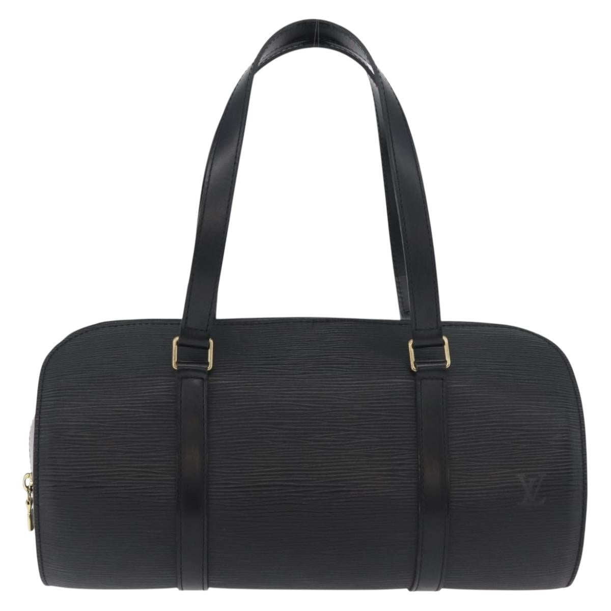 LOUIS VUITTON Epi Soufflot Hand Bag Black M52222 LV Auth 181533SAV