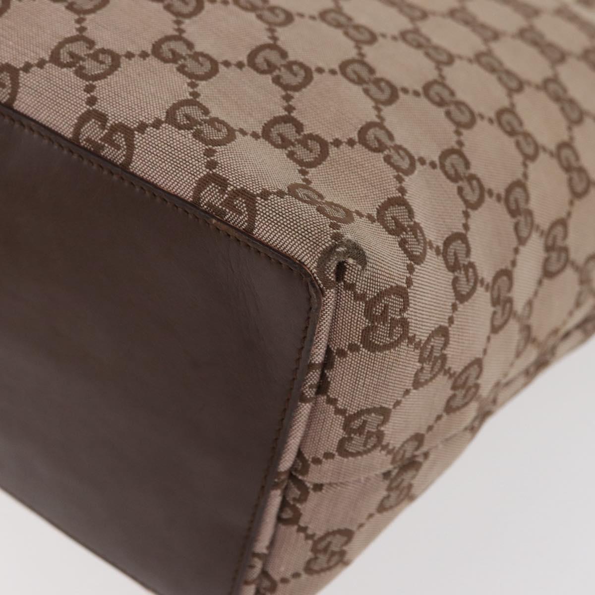 GUCCI GG Canvas Tote Bag Pink Gold 002 1098 Auth 181565