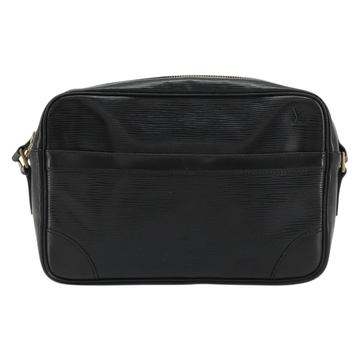 LOUIS VUITTON Epi Trocadero 27 Shoulder Bag Black M52312 LV Auth 181579
