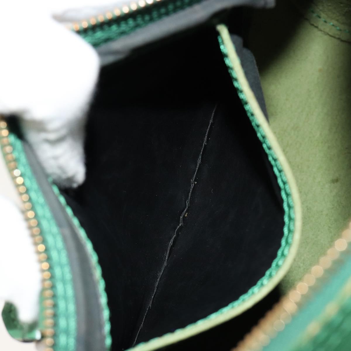 LOUIS VUITTON Epi Speedy 30 Hand Bag Borneo Green M43004 LV Auth 181610A