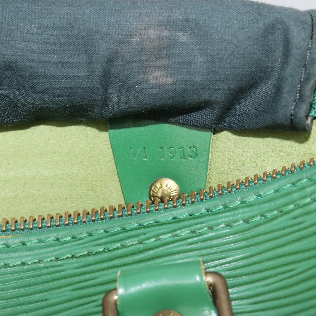 LOUIS VUITTON Epi Speedy 30 Hand Bag Borneo Green M43004 LV Auth 181610A