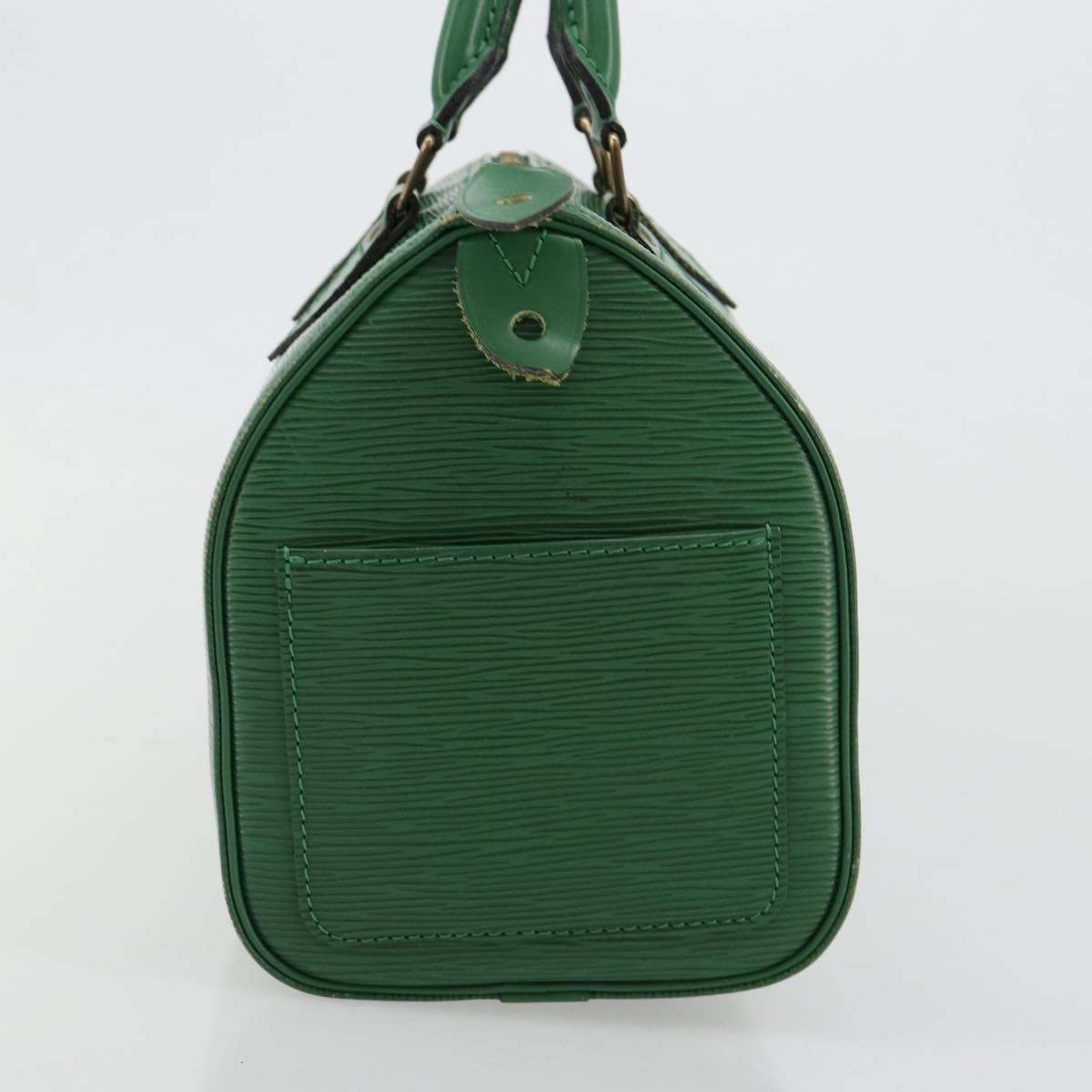LOUIS VUITTON Epi Speedy 30 Hand Bag Borneo Green M43004 LV Auth 181610A