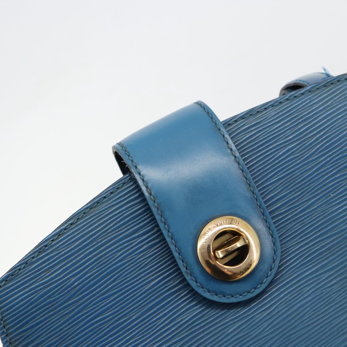 LOUIS VUITTON Epi Cluny Shoulder Bag Blue M52255 LV Auth 181611