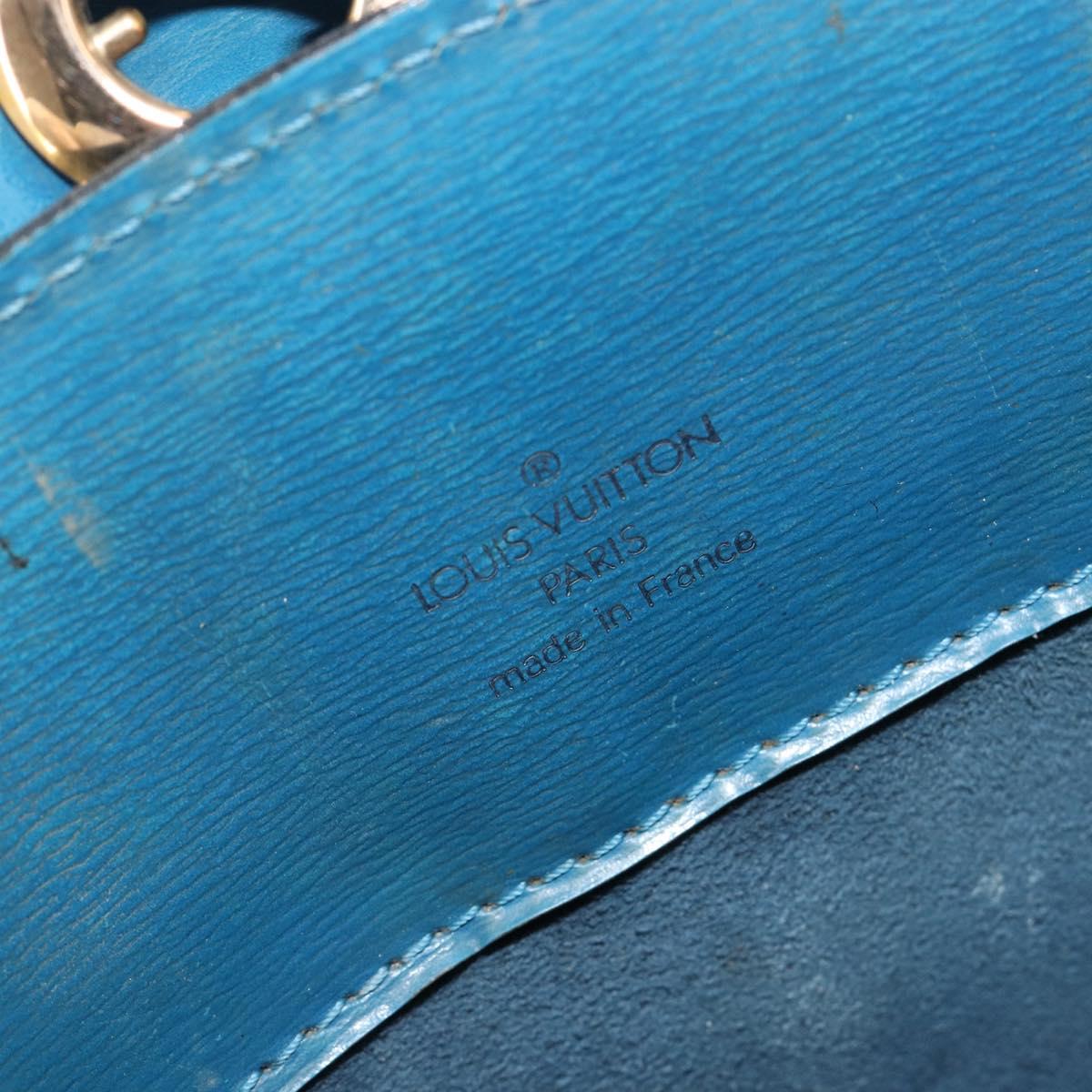 LOUIS VUITTON Epi Cluny Shoulder Bag Blue M52255 LV Auth 181611