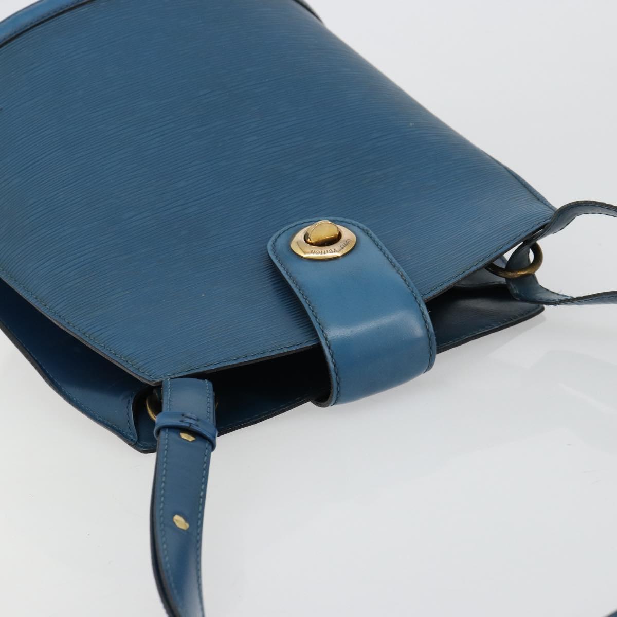 LOUIS VUITTON Epi Cluny Shoulder Bag Blue M52255 LV Auth 181611