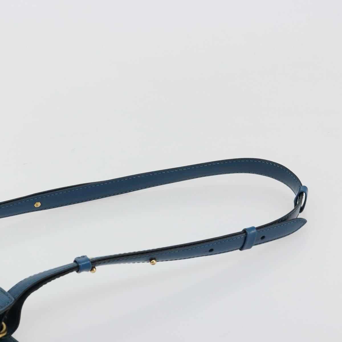 LOUIS VUITTON Epi Cluny Shoulder Bag Blue M52255 LV Auth 181611