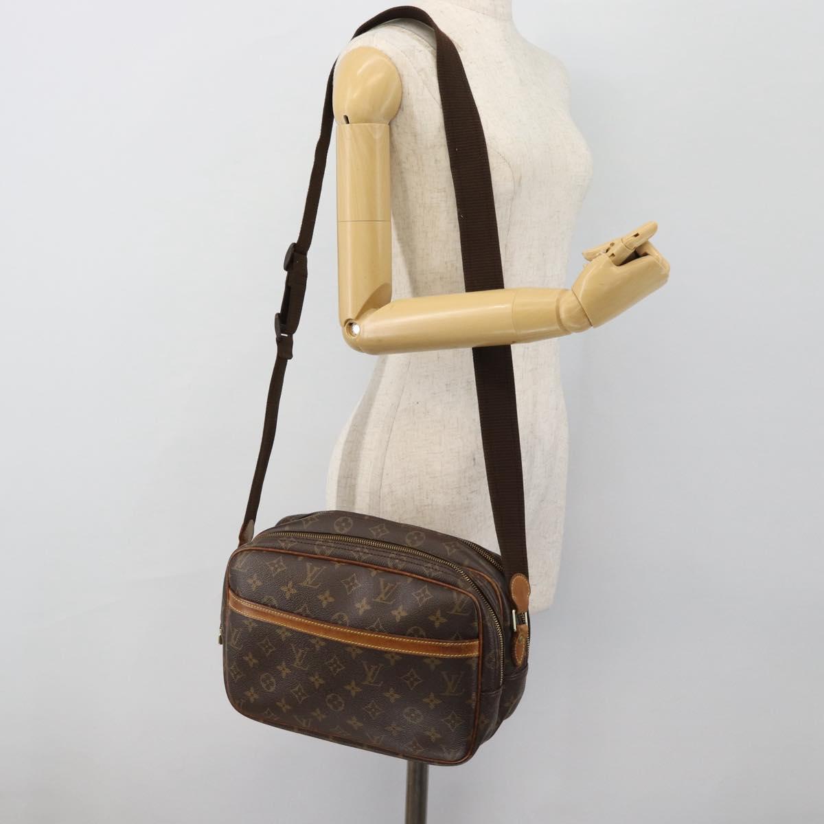 LOUIS VUITTON Monogram Reporter PM Shoulder Bag M45254 LV Auth 181614
