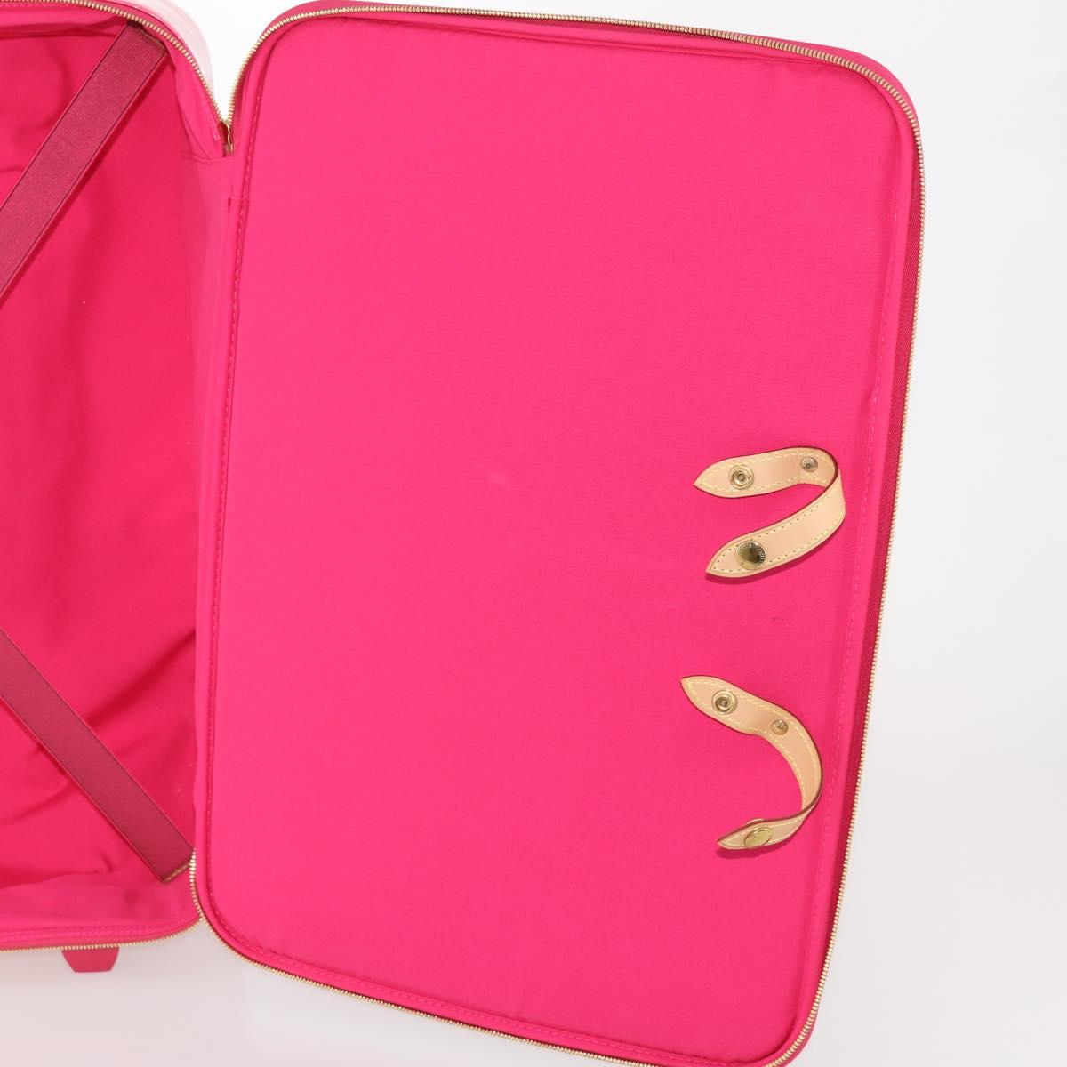 LOUIS VUITTON Monogram Vernis Pegas 55 Suitcase Fuchsia Pink M41226 Auth 181628A