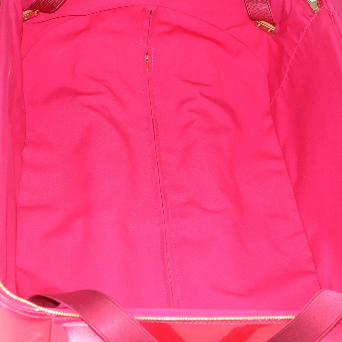 LOUIS VUITTON Monogram Vernis Pegas 55 Suitcase Fuchsia Pink M41226 Auth 181628A