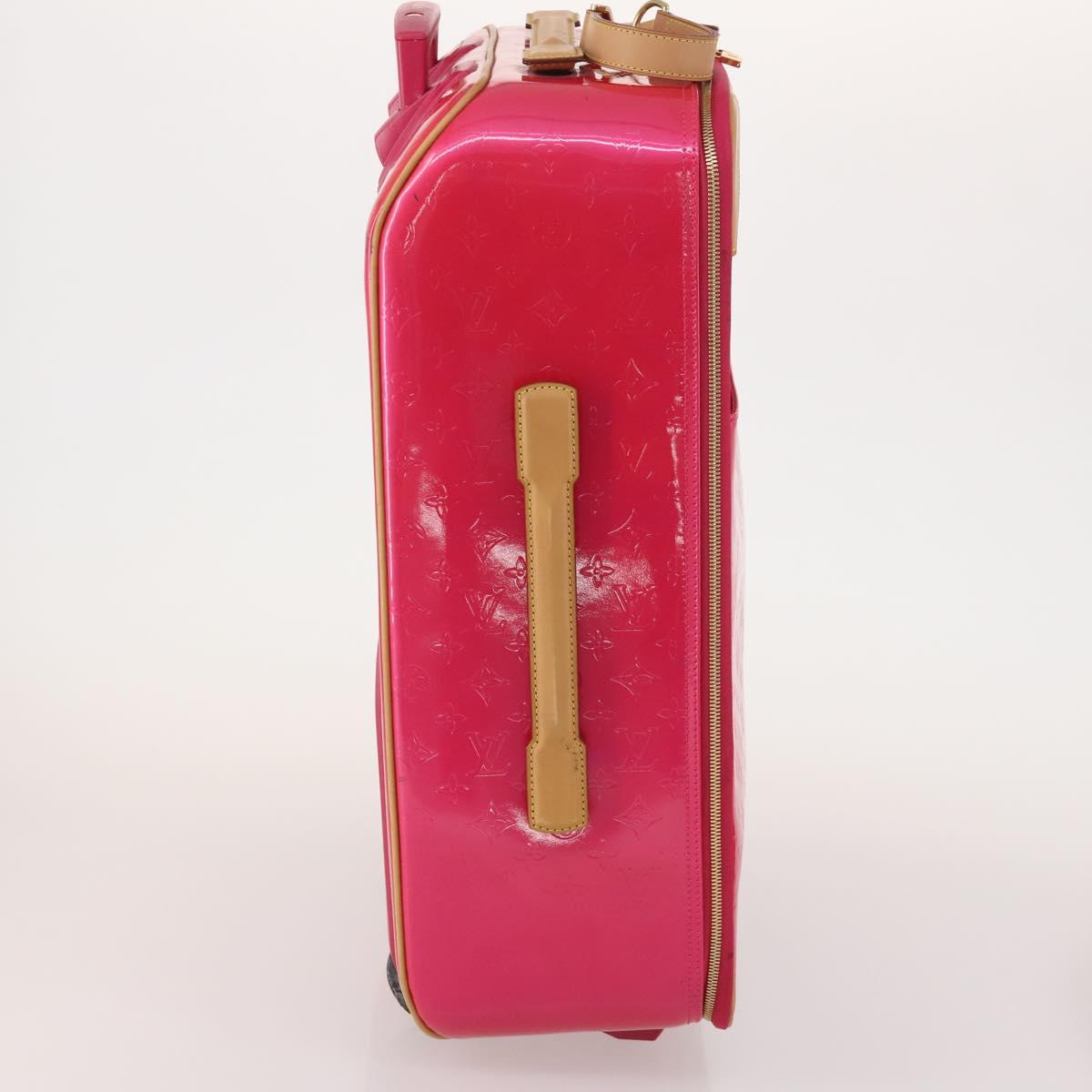 LOUIS VUITTON Monogram Vernis Pegas 55 Suitcase Fuchsia Pink M41226 Auth 181628A