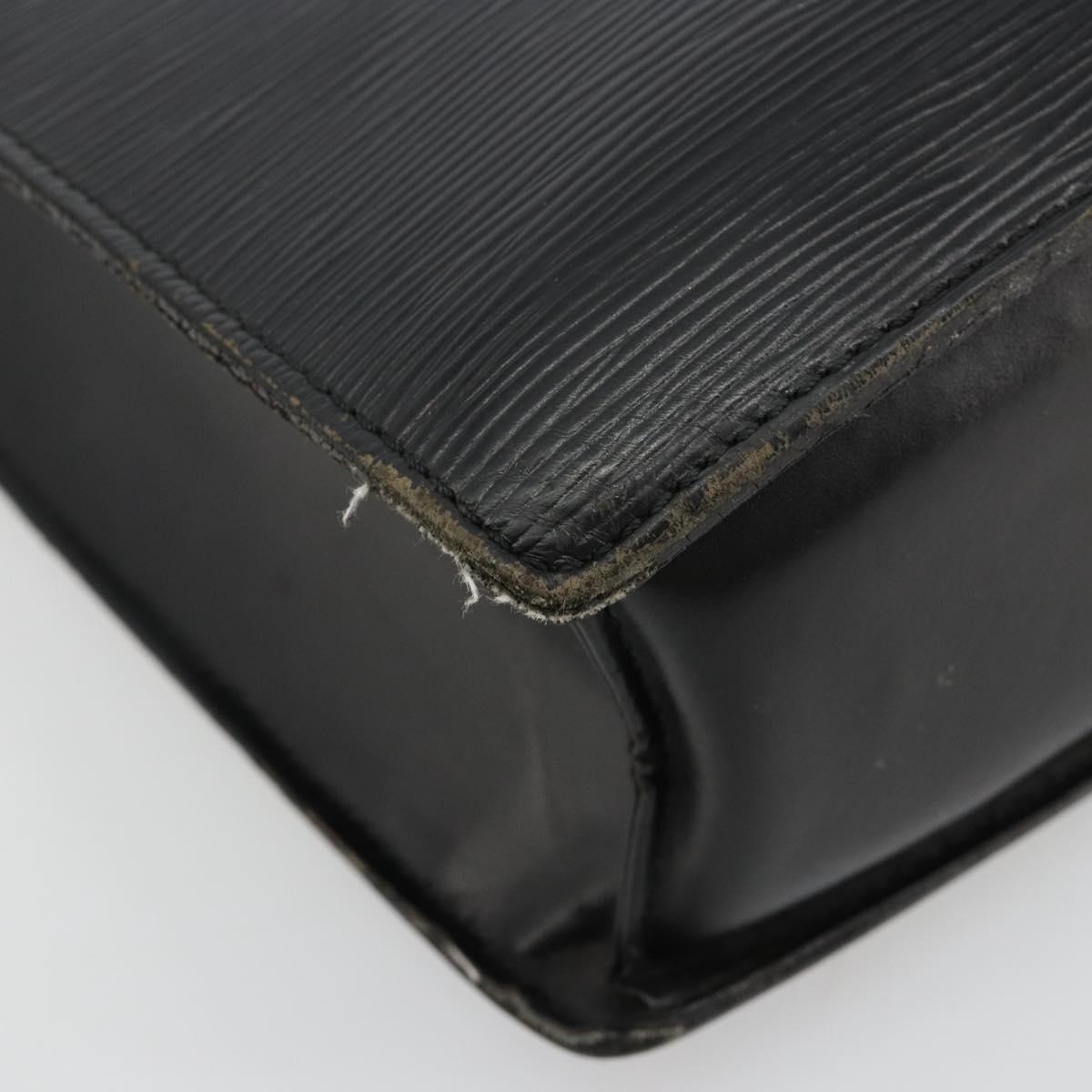 LOUIS VUITTON Epi Sac Plat Hand Bag Black M59082 LV Auth 181634