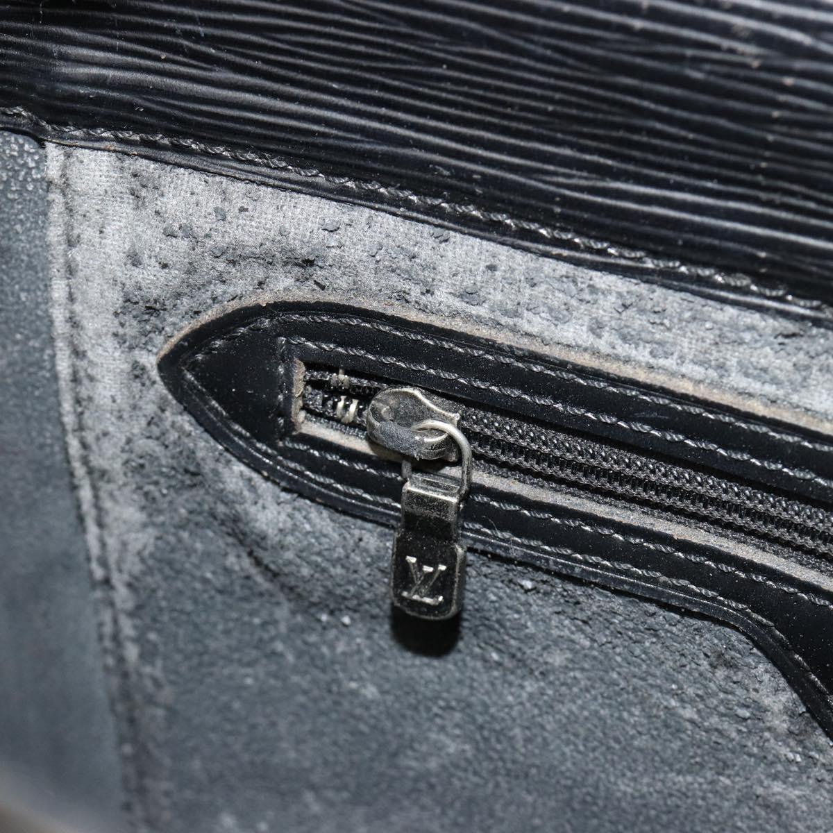 LOUIS VUITTON Epi Sac Plat Hand Bag Black M59082 LV Auth 181634