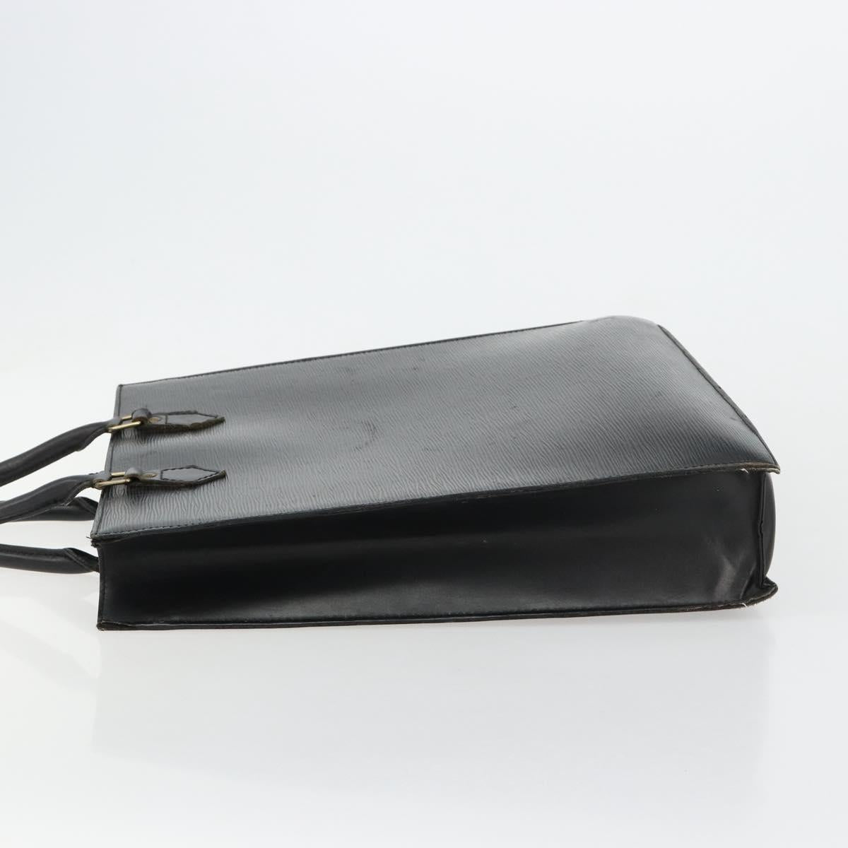 LOUIS VUITTON Epi Sac Plat Hand Bag Black M59082 LV Auth 181634