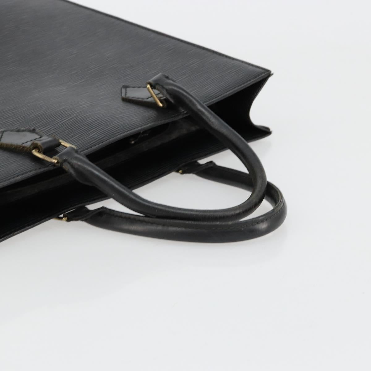 LOUIS VUITTON Epi Sac Plat Hand Bag Black M59082 LV Auth 181634