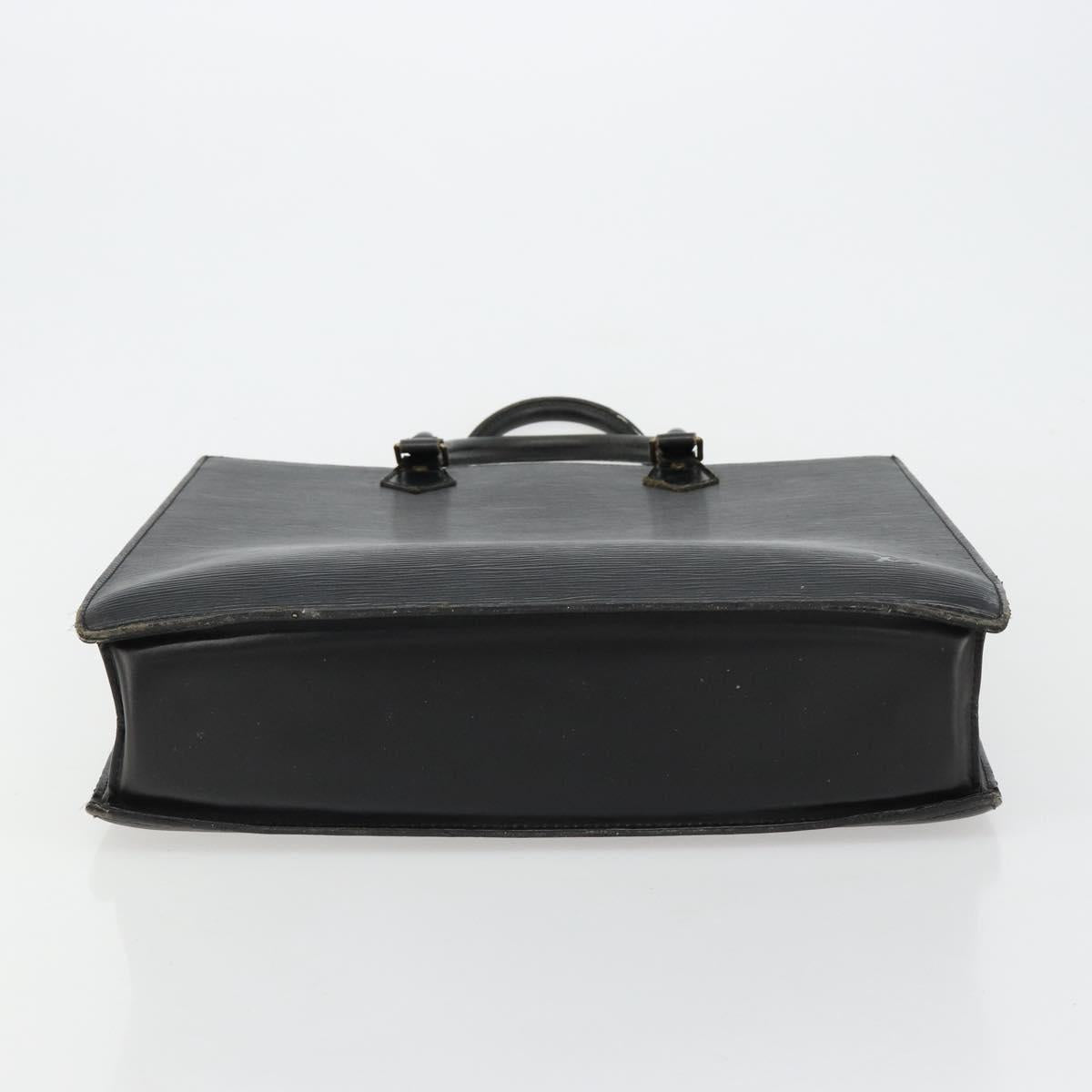 LOUIS VUITTON Epi Sac Plat Hand Bag Black M59082 LV Auth 181634