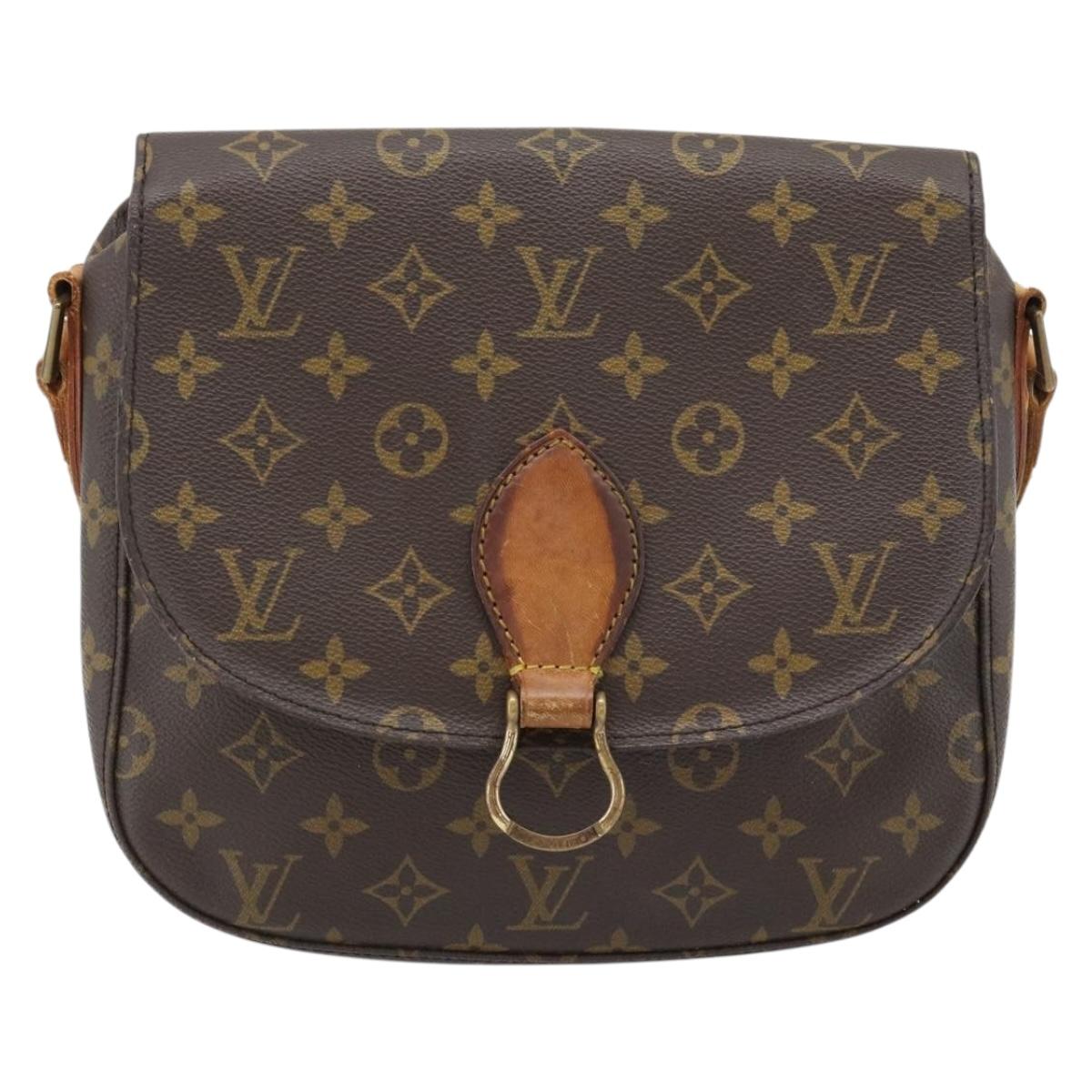 LOUIS VUITTON Monogram Saint Cloud GM Shoulder Bag M51242 LV Auth 181635
