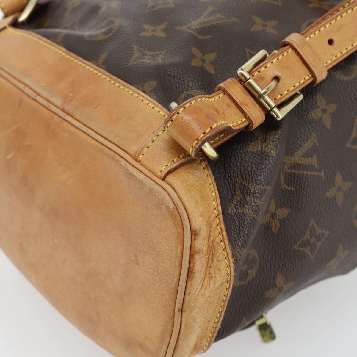 LOUIS VUITTON Monogram Montsouris MM Backpack M51136 LV Auth 181638