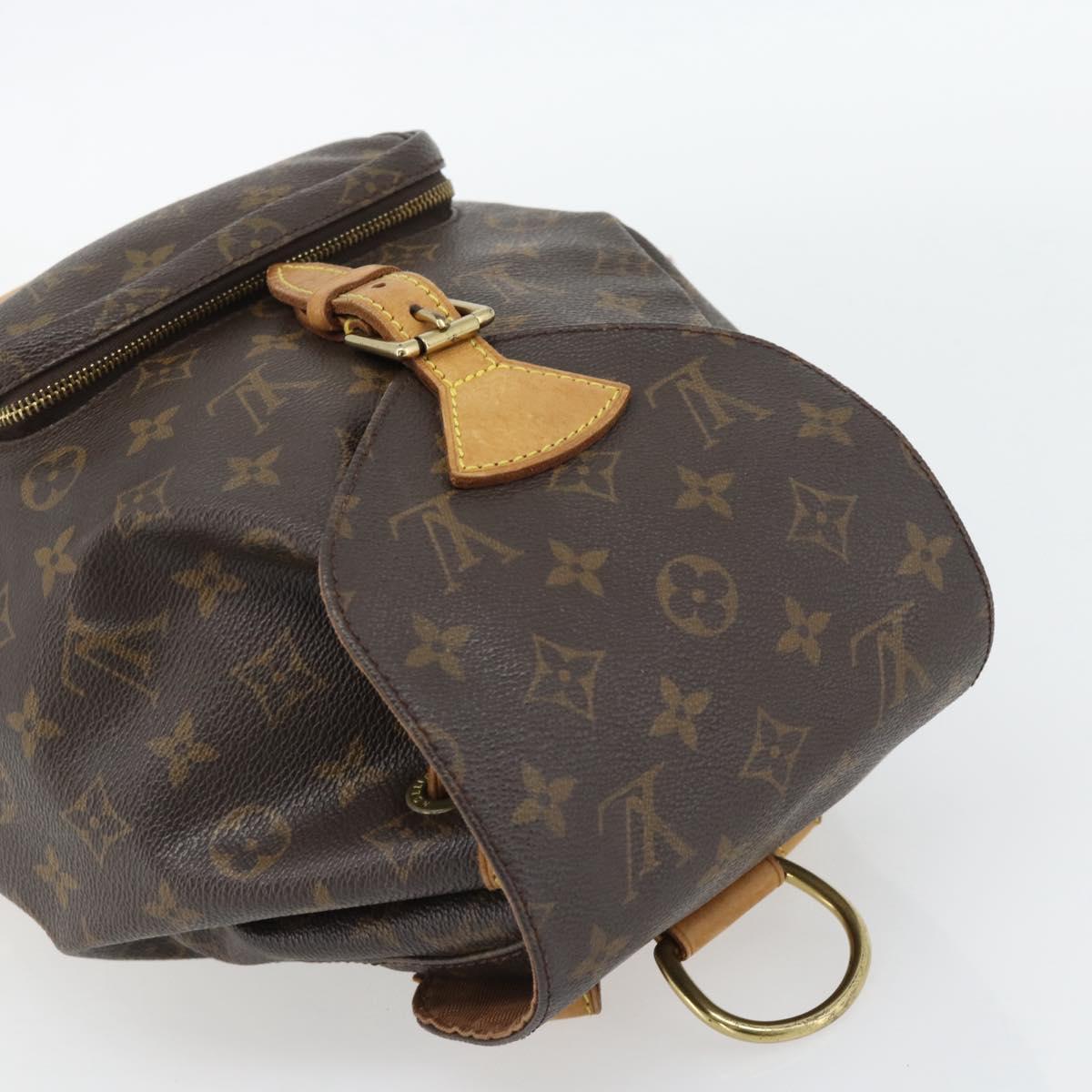 LOUIS VUITTON Monogram Montsouris MM Backpack M51136 LV Auth 181638