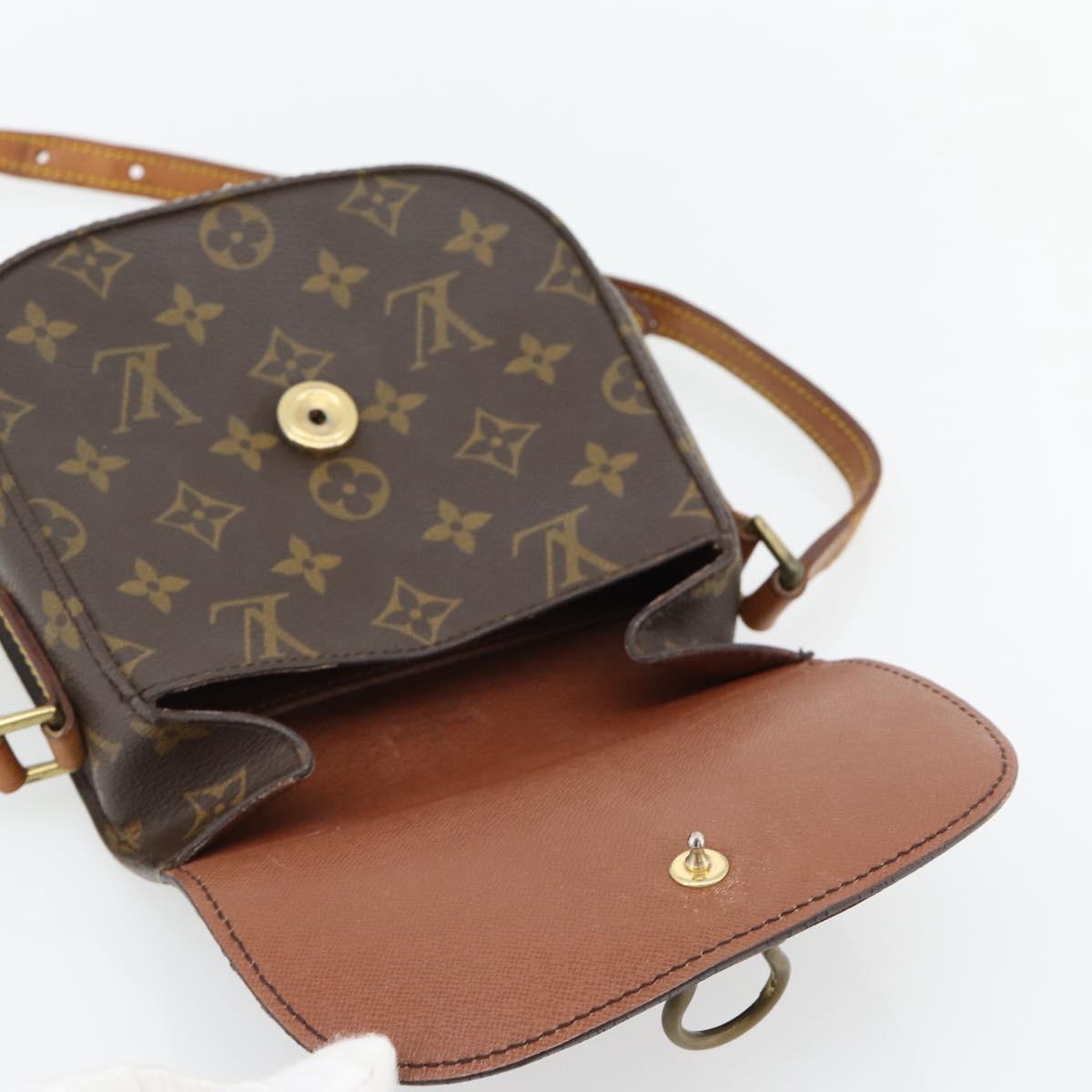 LOUIS VUITTON Monogram Saint Cloud PM Shoulder Bag M51244 LV Auth 181640