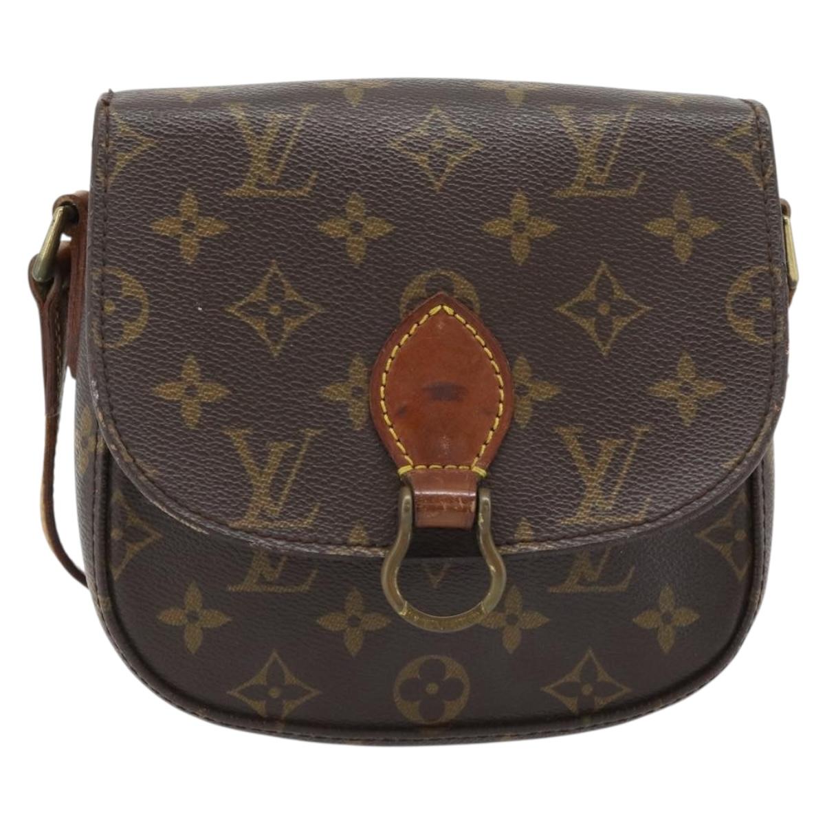 LOUIS VUITTON Monogram Saint Cloud PM Shoulder Bag M51244 LV Auth 181640