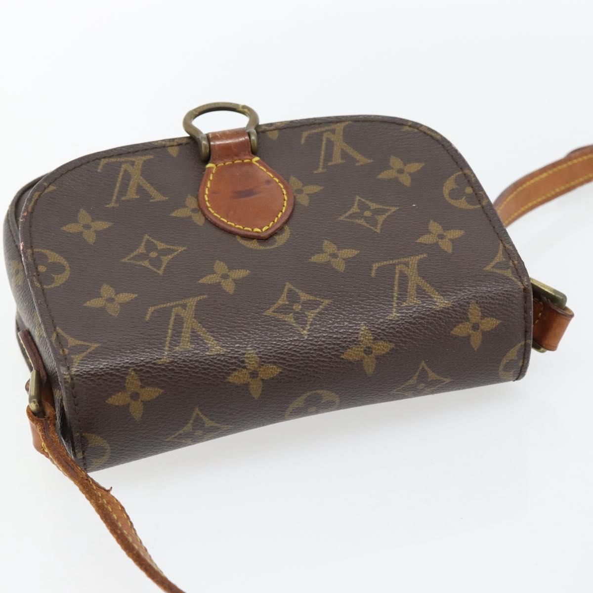 LOUIS VUITTON Monogram Saint Cloud PM Shoulder Bag M51244 LV Auth 181640