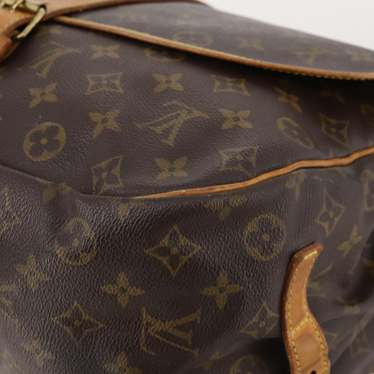 LOUIS VUITTON Monogram Saumur 35 Shoulder Bag M42254 LV Auth 181650