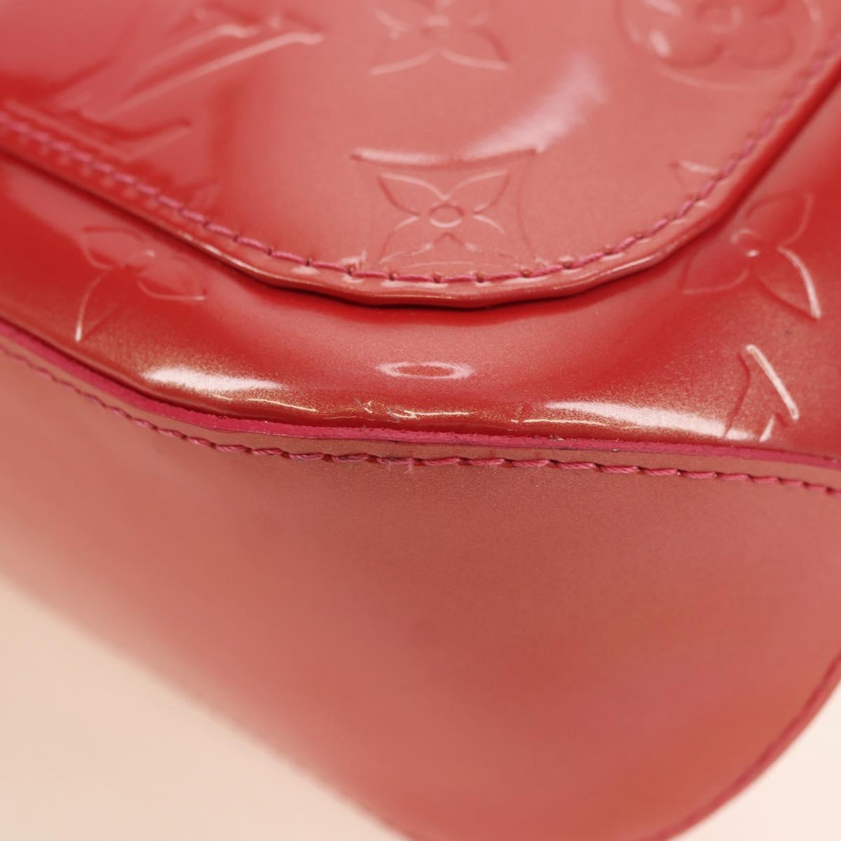 LOUIS VUITTON Monogram Vernis Minna Street Pink Fran Boise M9146F Auth 181651V