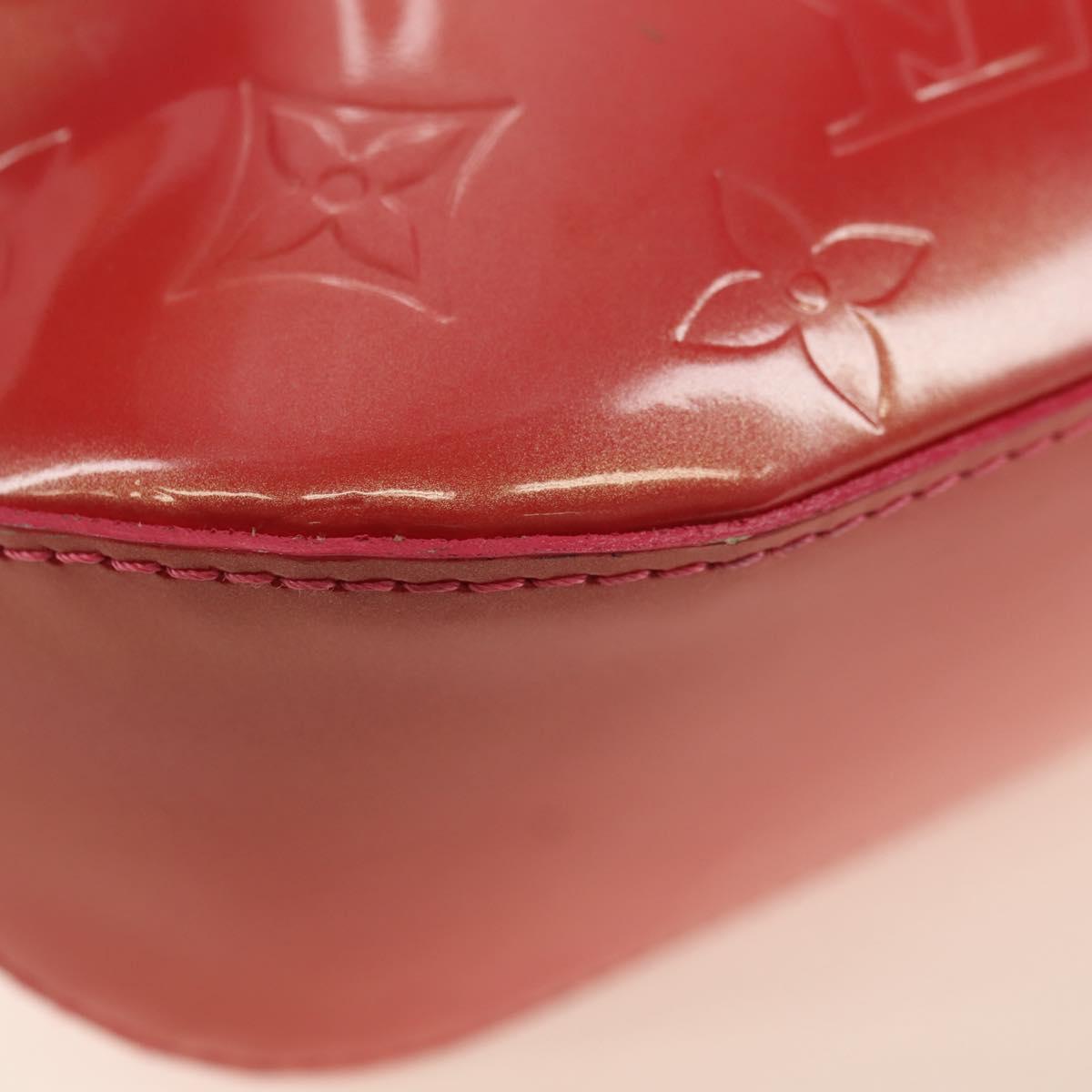 LOUIS VUITTON Monogram Vernis Minna Street Pink Fran Boise M9146F Auth 181651V