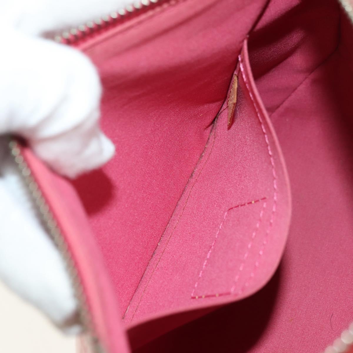 LOUIS VUITTON Monogram Vernis Minna Street Pink Fran Boise M9146F Auth 181651V