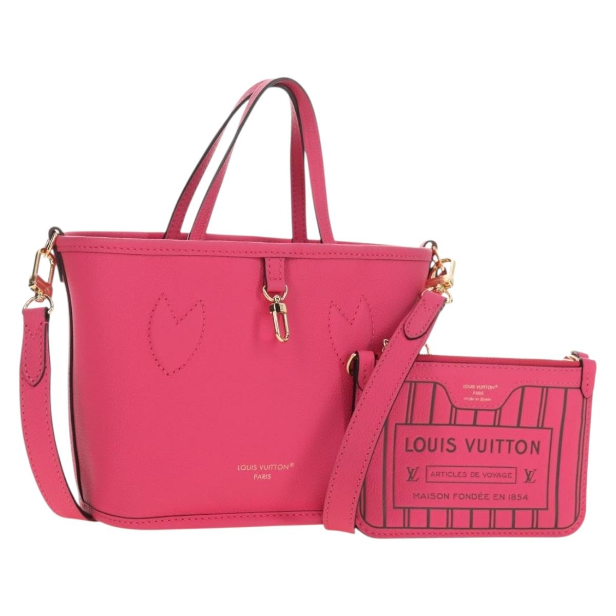 LOUIS VUITTON Neverfull Inside Out BB Bag Lords Pondicherry M12106 Auth 181654SM