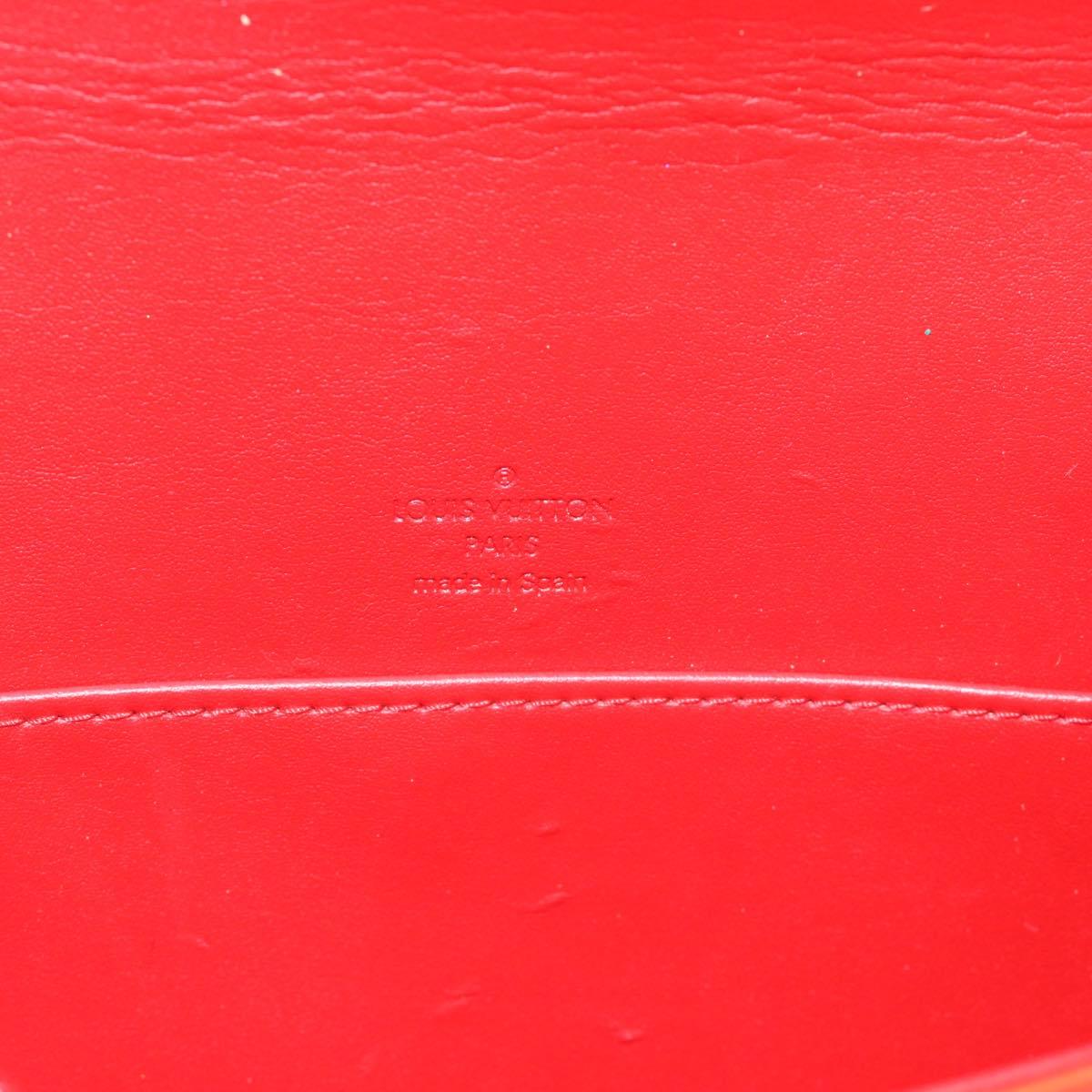 LOUIS VUITTON Monogram Vernis Thompson Street Bag Red Rouge M91094 Auth 181657