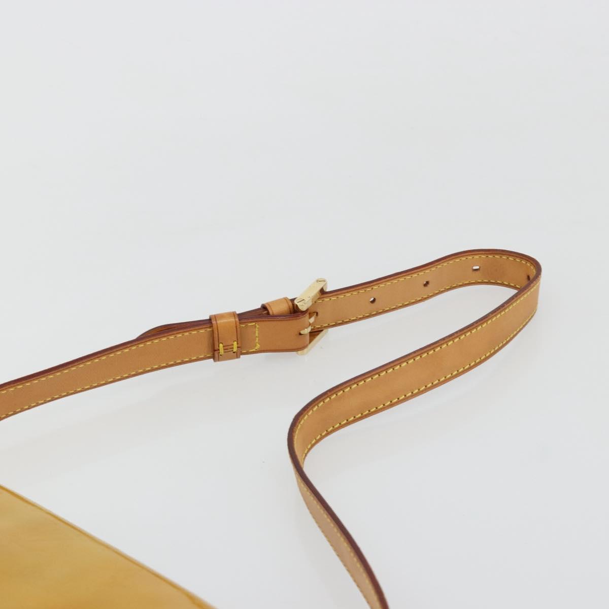 LOUIS VUITTON Monogram Vernis Thompson Street Bag Beige M91301 LV Auth 181659