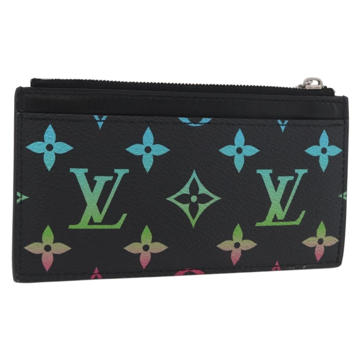 LOUIS VUITTON Monogram Gradient Card Case Black M14261 LV Auth 181662M