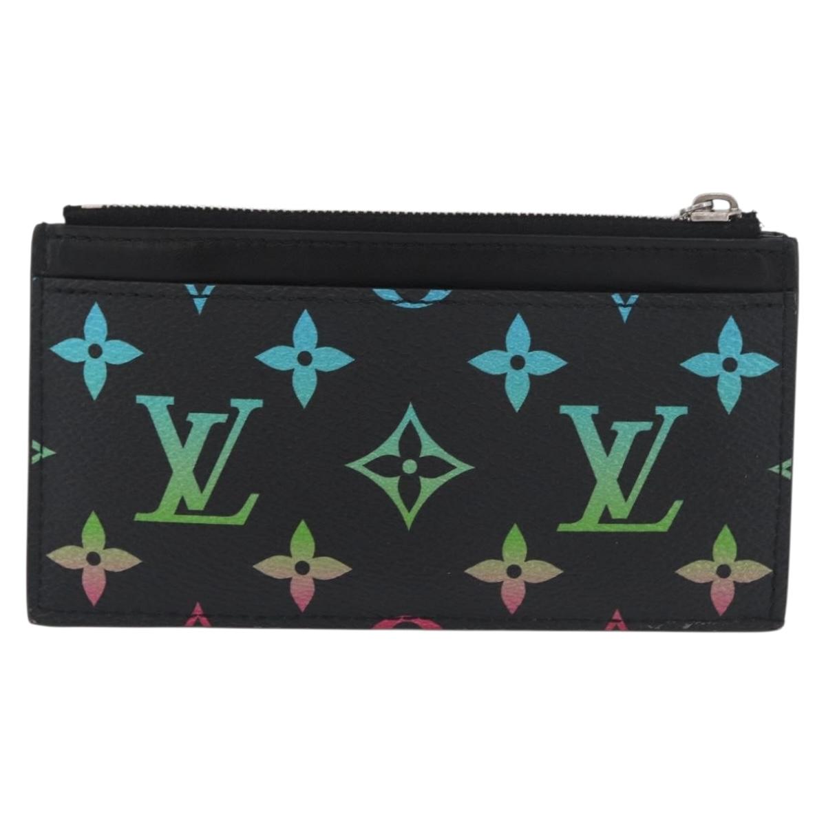 LOUIS VUITTON Monogram Gradient Card Case Black M14261 LV Auth 181662M