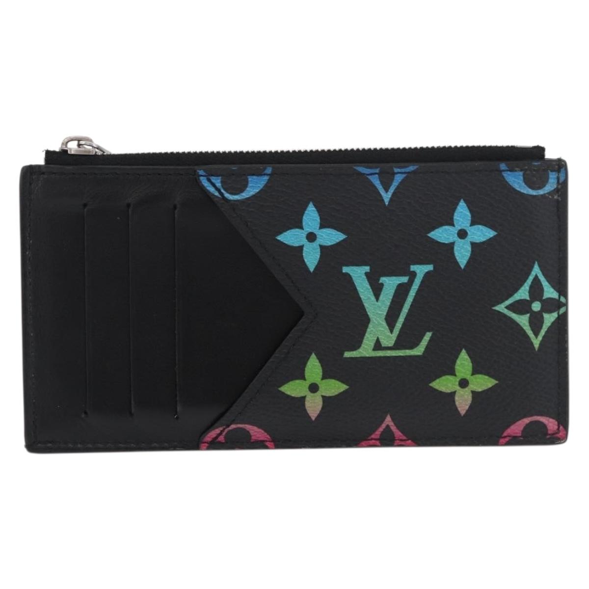 LOUIS VUITTON Monogram Gradient Card Case Black M14261 LV Auth 181662M