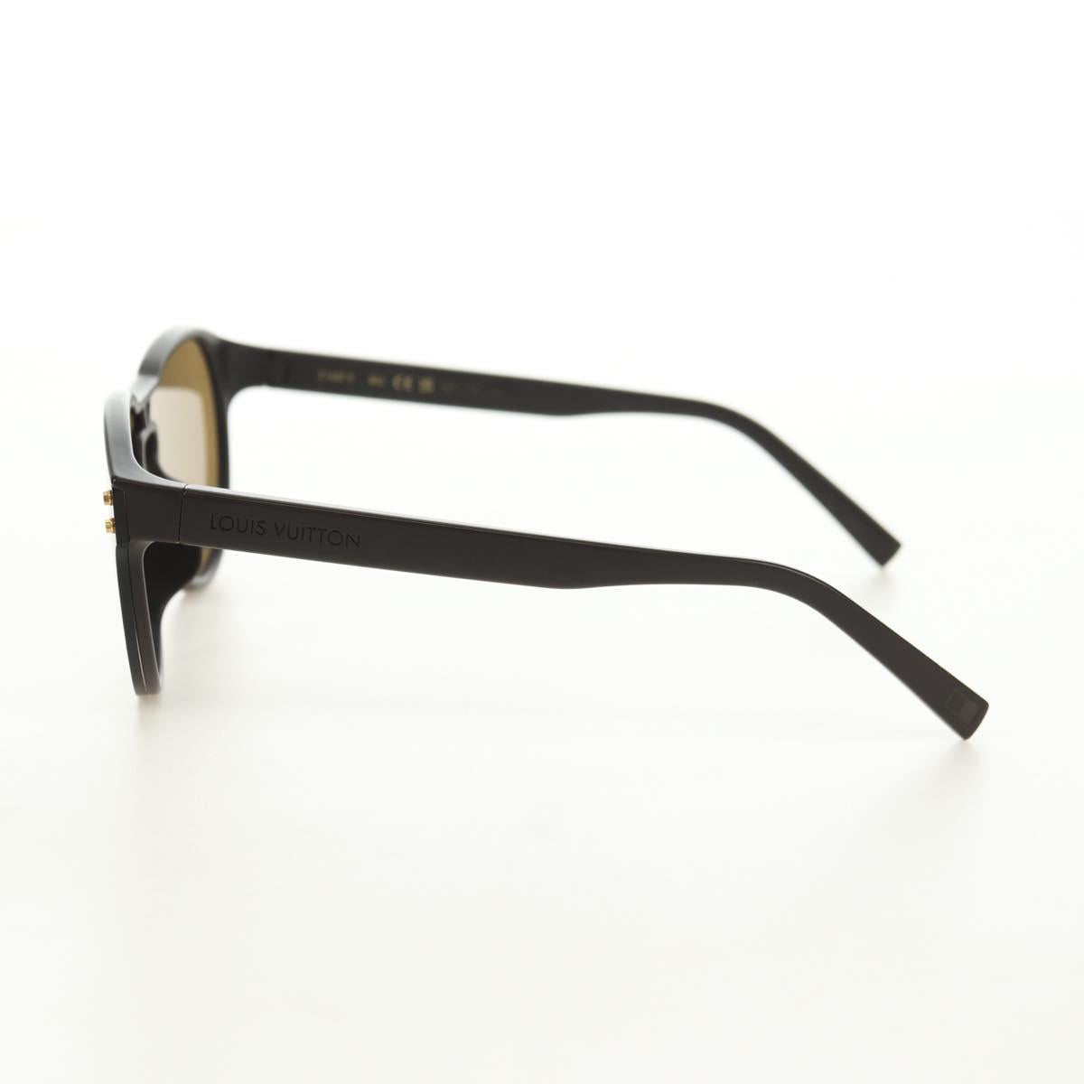 LOUIS VUITTON Monogram LV Waimea Round Sunglasses plastic Brown Auth 181664SAM