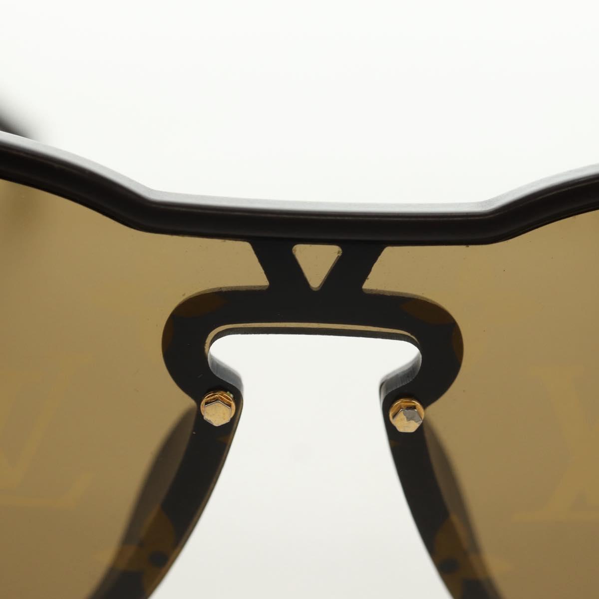 LOUIS VUITTON Monogram LV Waimea Round Sunglasses plastic Brown Auth 181664SAM