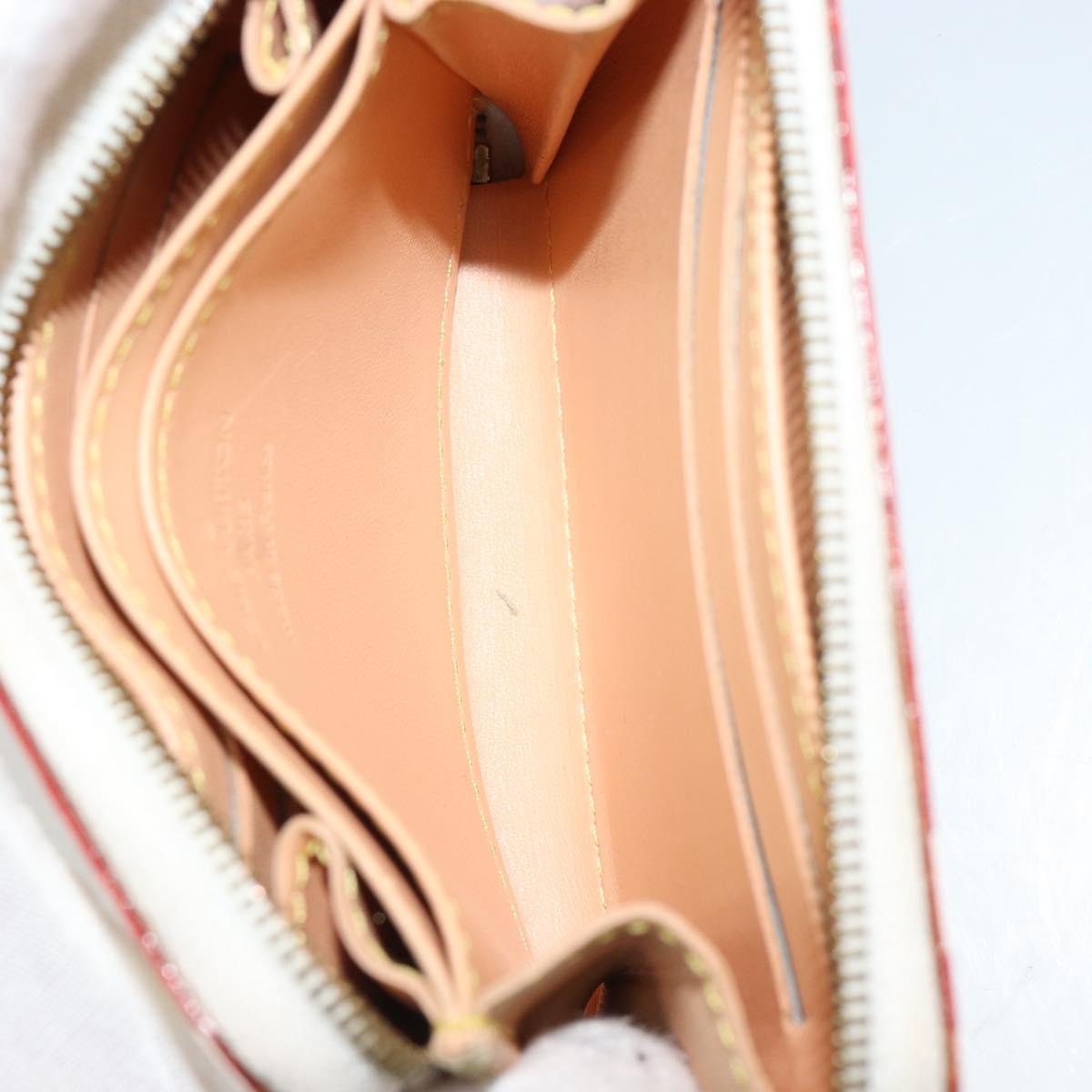 LOUIS VUITTON Monogram Multicolor Zippy Coin Purse White M93741 LV Auth 181665A