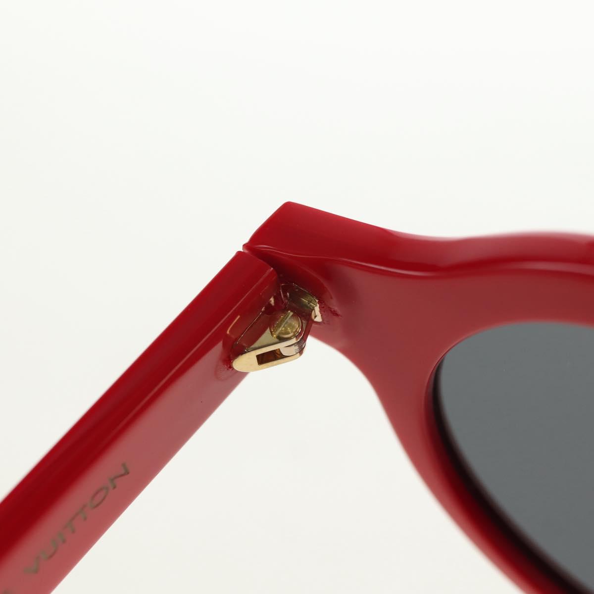 LOUIS VUITTON Supreme collaboration Sunglasses plastic Red Z0989E Auth 181672SM