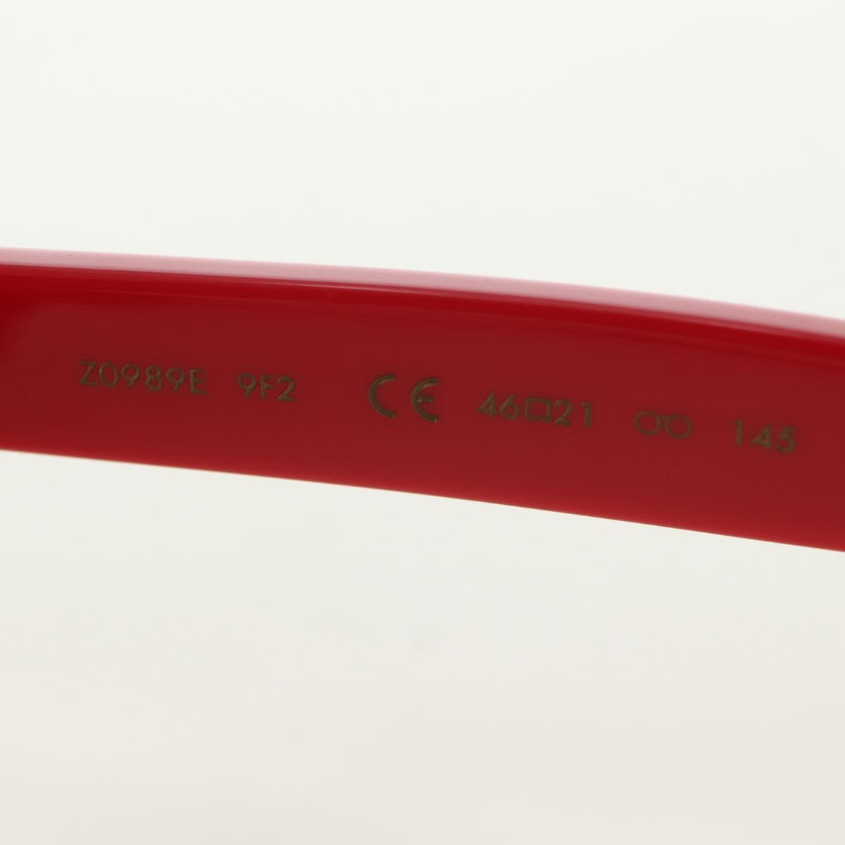 LOUIS VUITTON Supreme collaboration Sunglasses plastic Red Z0989E Auth 181672SM