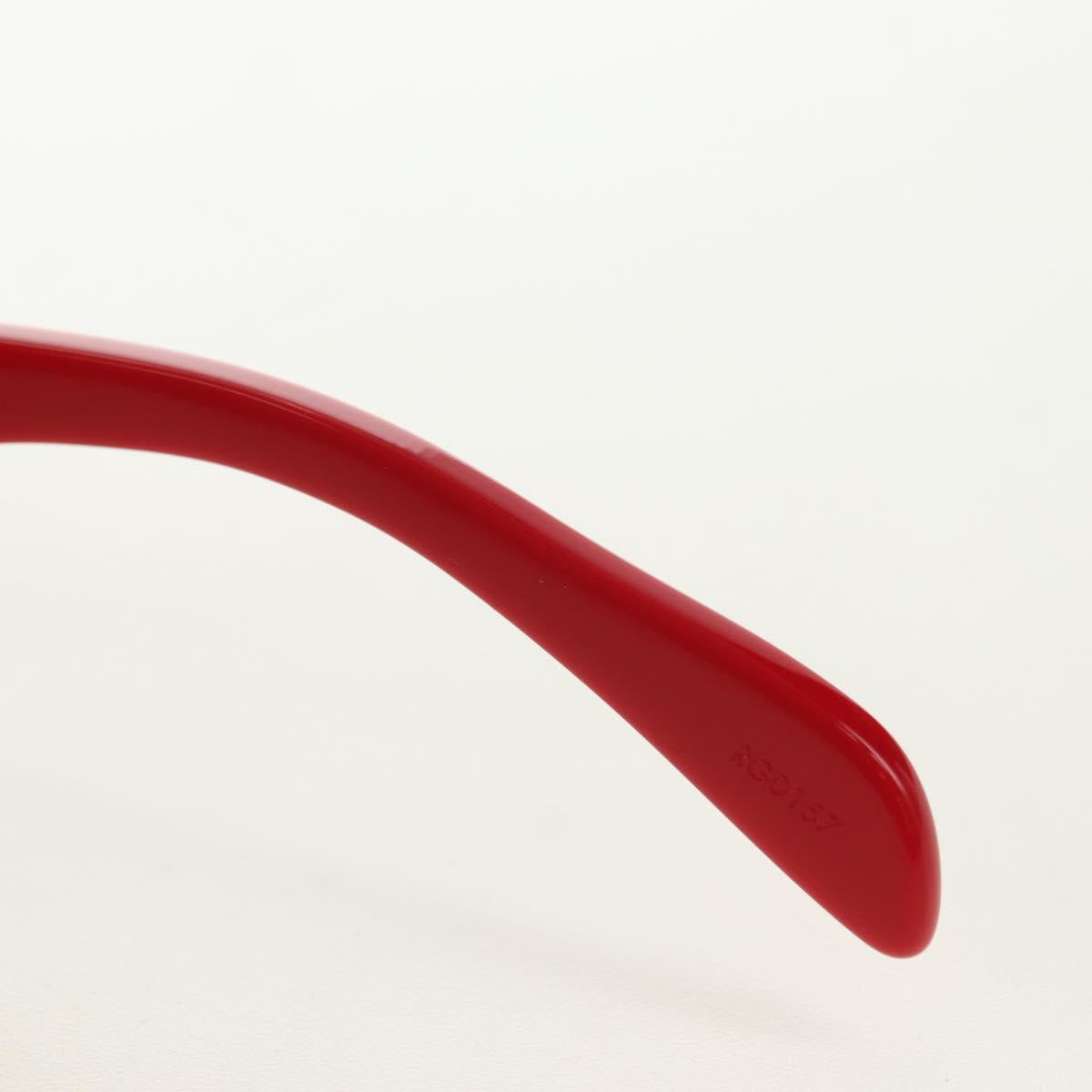 LOUIS VUITTON Supreme collaboration Sunglasses plastic Red Z0989E Auth 181672SM