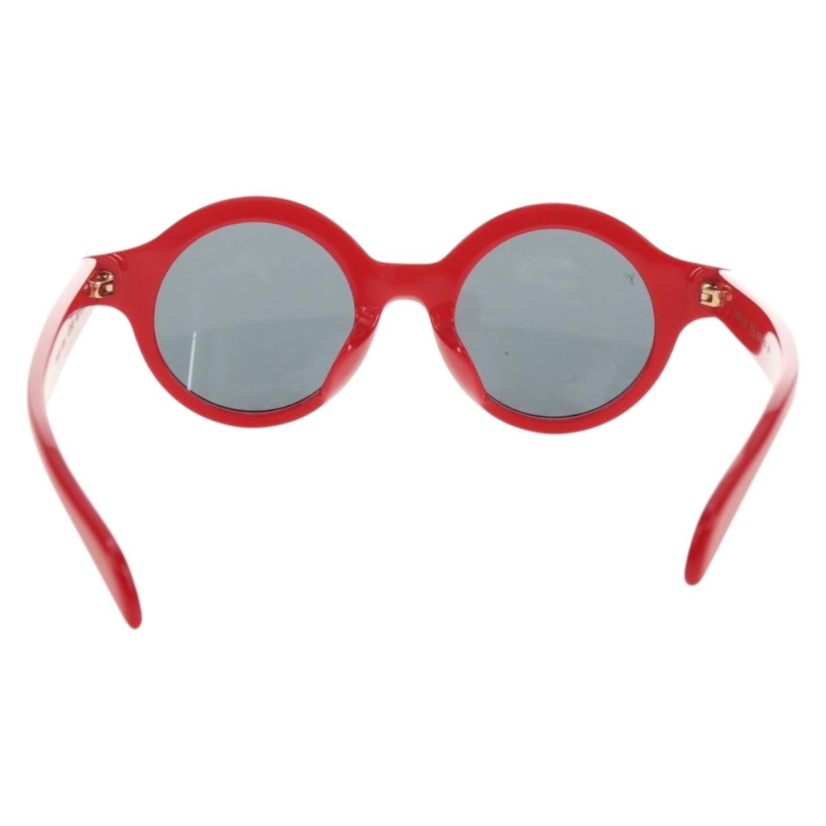LOUIS VUITTON Supreme collaboration Sunglasses plastic Red Z0989E Auth 181672SM