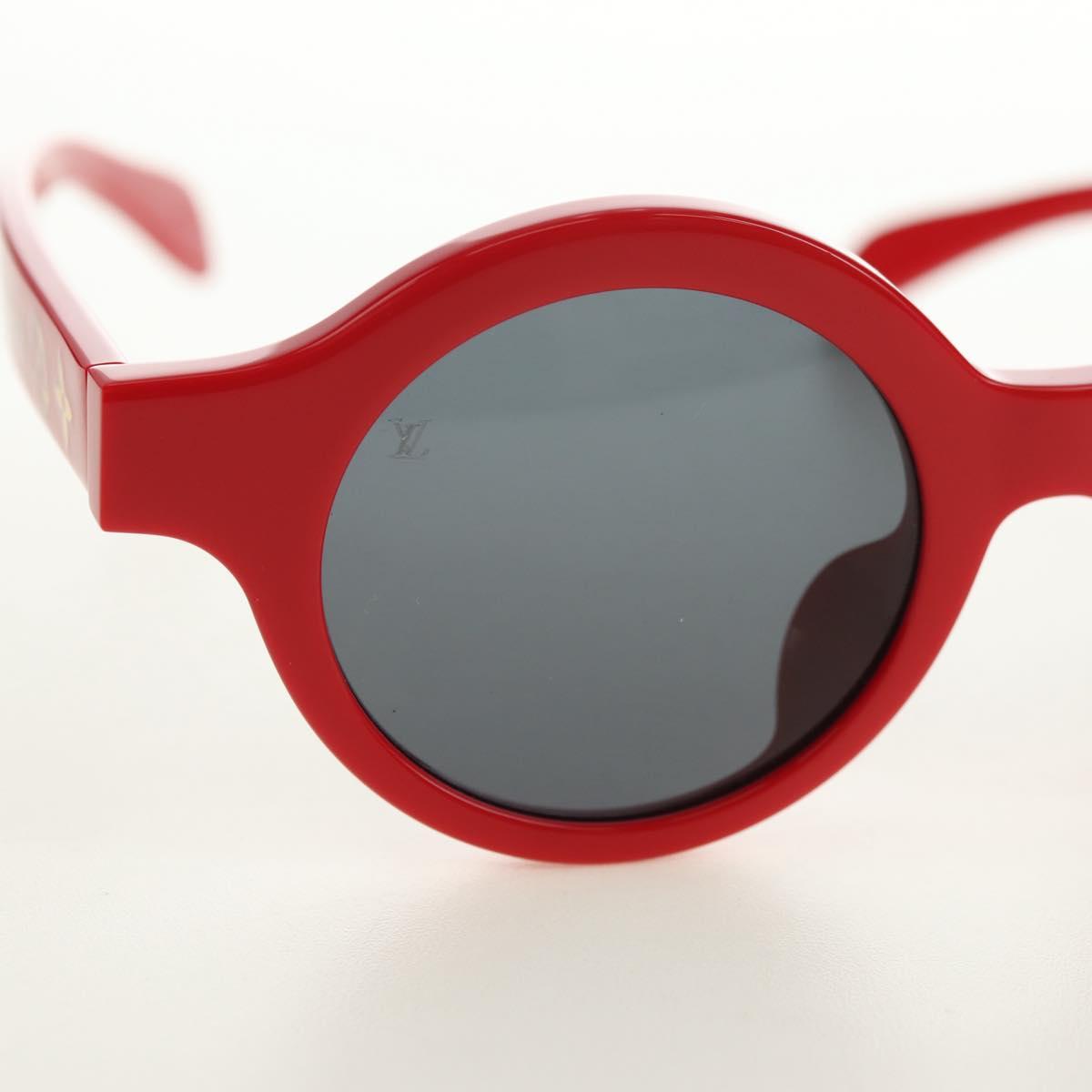 LOUIS VUITTON Supreme collaboration Sunglasses plastic Red Z0989E Auth 181672SM