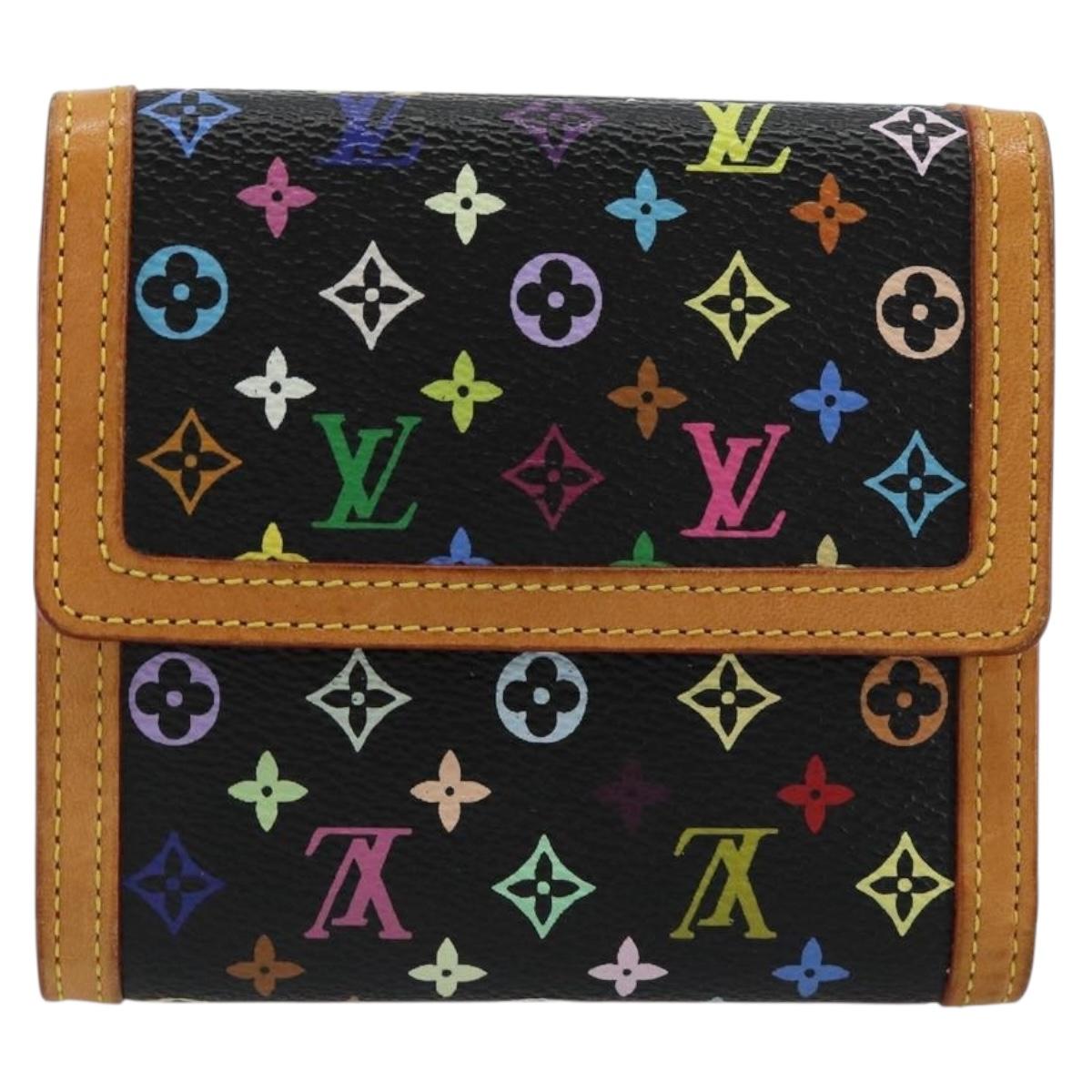 LOUIS VUITTON Multicolor Porte Monnaie Billets Cartes Credit M92984 Auth 181677A