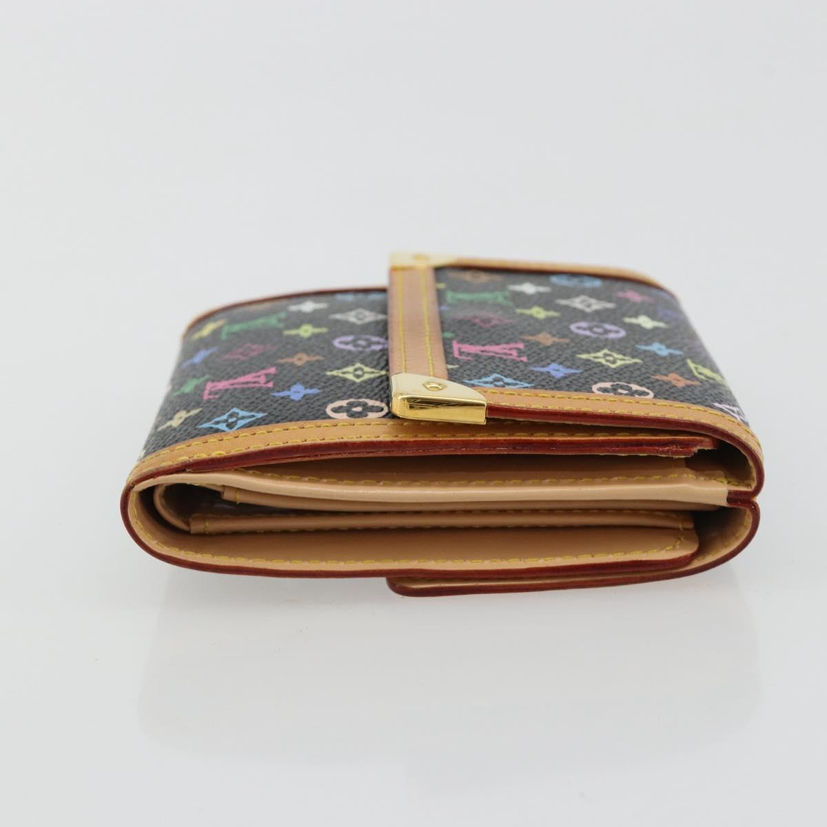 LOUIS VUITTON Multicolor Porte Monnaie Billets Cartes Credit M92984 Auth 181677A