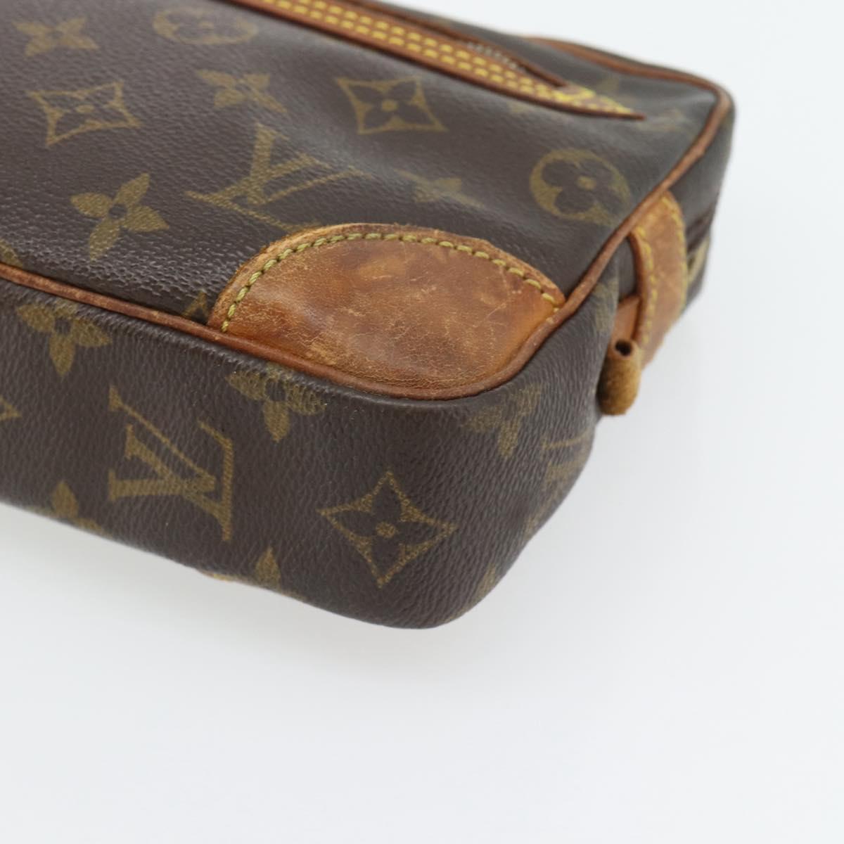 LOUIS VUITTON Monogram Marly Dragonne GM Clutch Bag M51825 LV Auth 181694